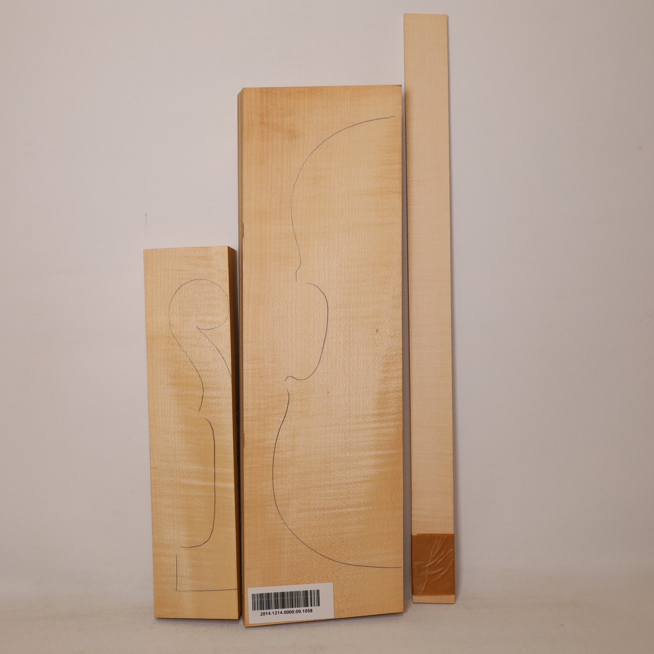 Maple Set (Back/Neck/Sides) for Violin A (no. 1058)