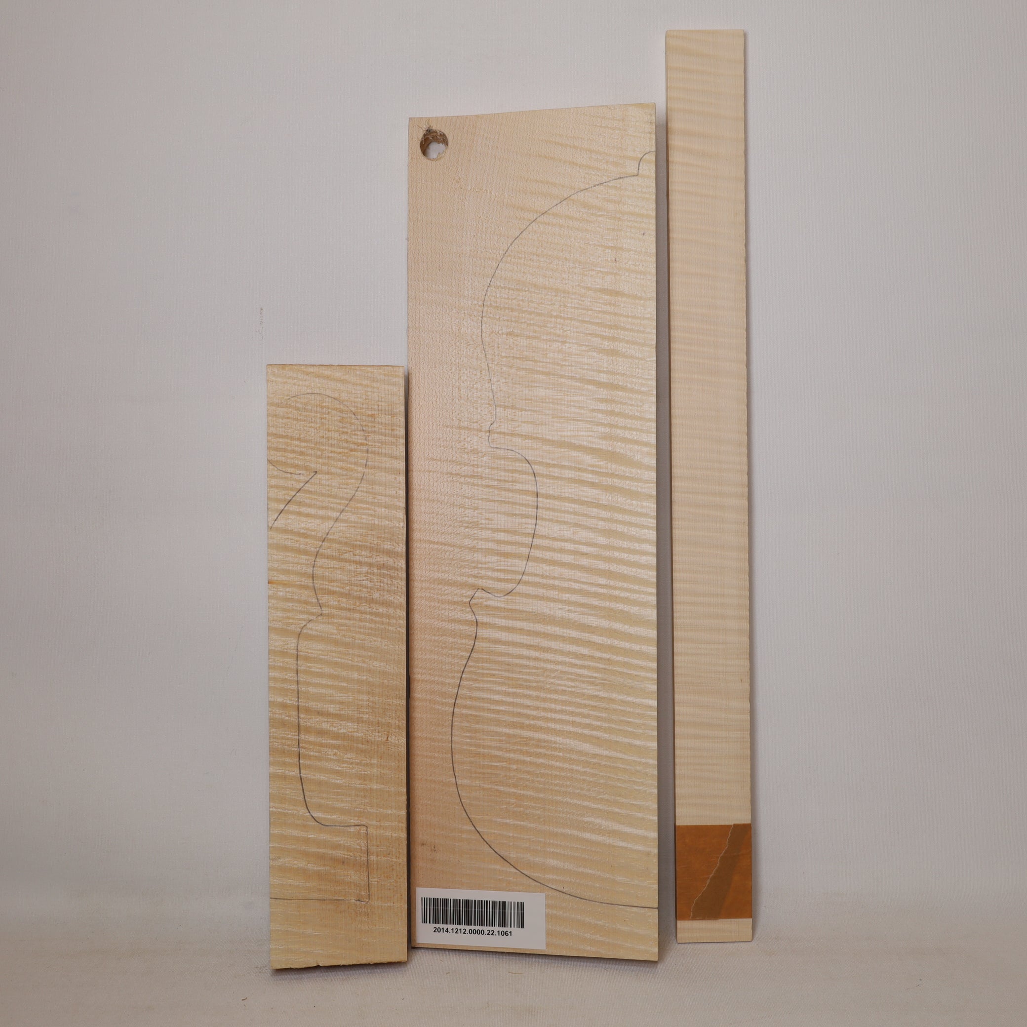 Maple Set (Back/Neck/Sides) for Violin AAA (no. 1061)