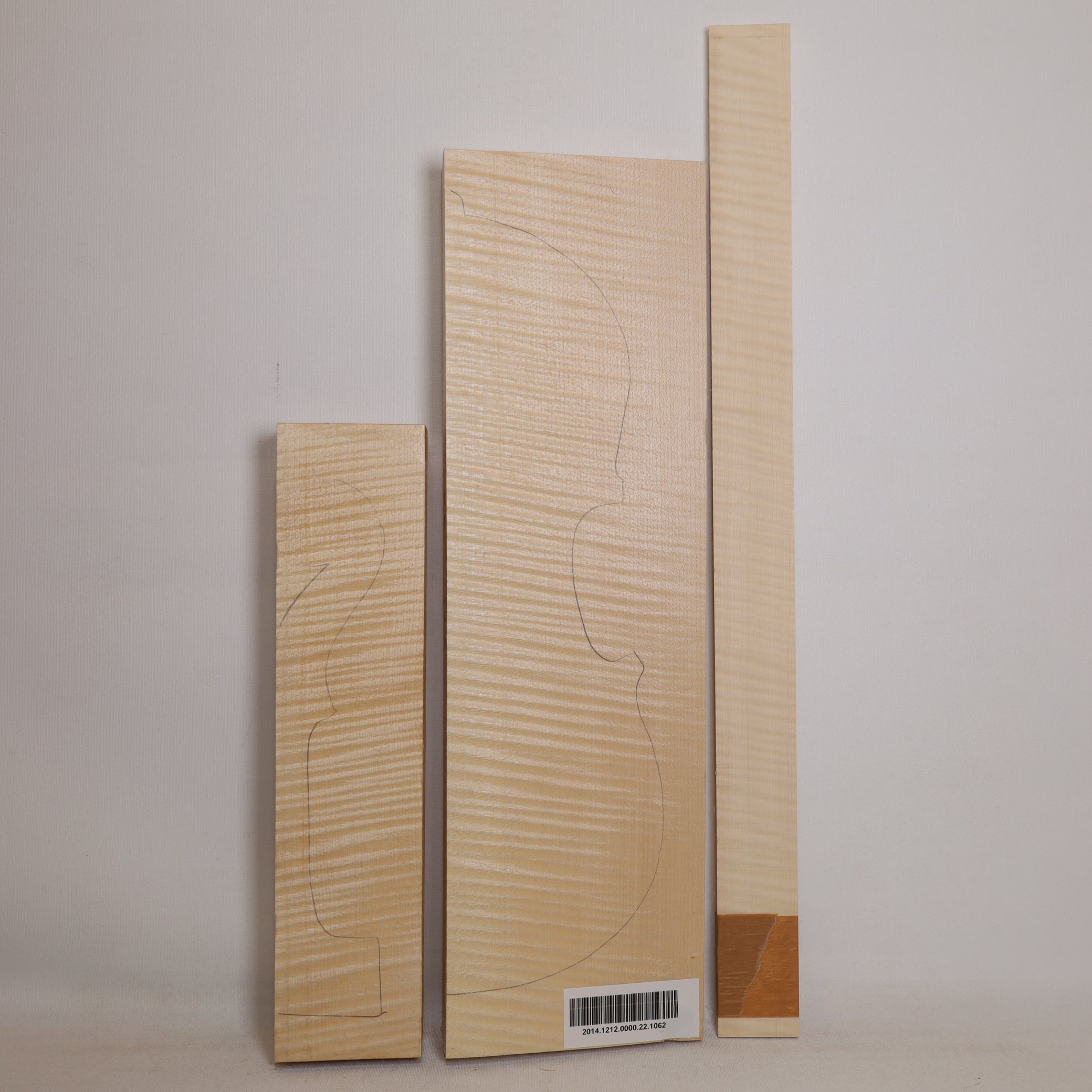 Maple Set (Back/Neck/Sides) for Violin AAA (no. 1062)